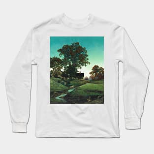 Maxfield Parrish Evening 1944 Art Print American Painter Neo-Classical Long Sleeve T-Shirt